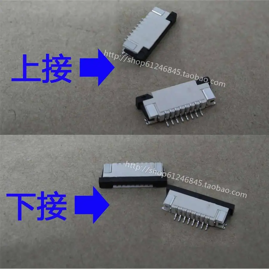 

Free Shipping FPC 8-Pin 1.0mm Spacing up and down Pull-up Notebook Boot Touch Keyboard Buckle Seat