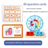 Children's clock teaching aids, educational toys, kindergarten time learning cognition, baby enlightenment gift 4