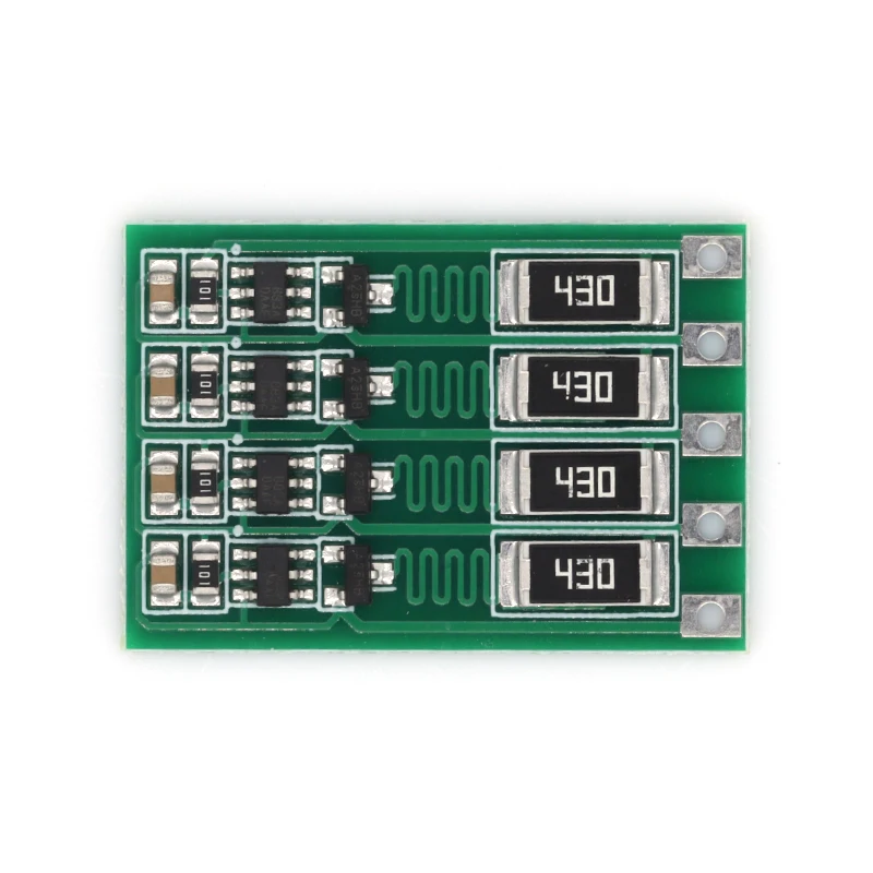 18650 폴리머 리튬 배터리 밸런서 BMS 밸런스 보드, 2S 3S 4S, 8.4V, 12.6V, 16.8V, 100mA 균형 전류