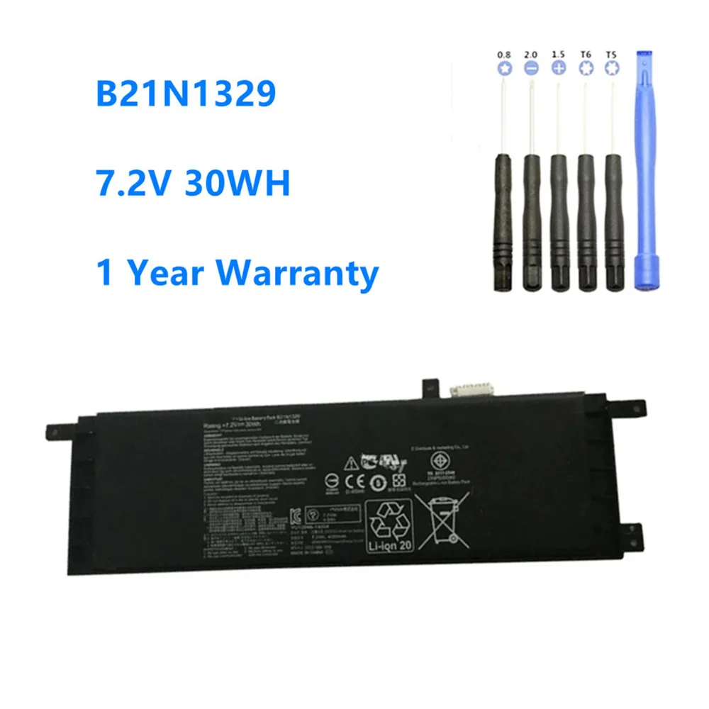 

B21N1329 Аккумулятор для ноутбука ASUS D553M F453 F453MA F553M P553 P553MA X453 X453MA X553 X553M X553B X553MA X403M X503M 7,2 V 30WH