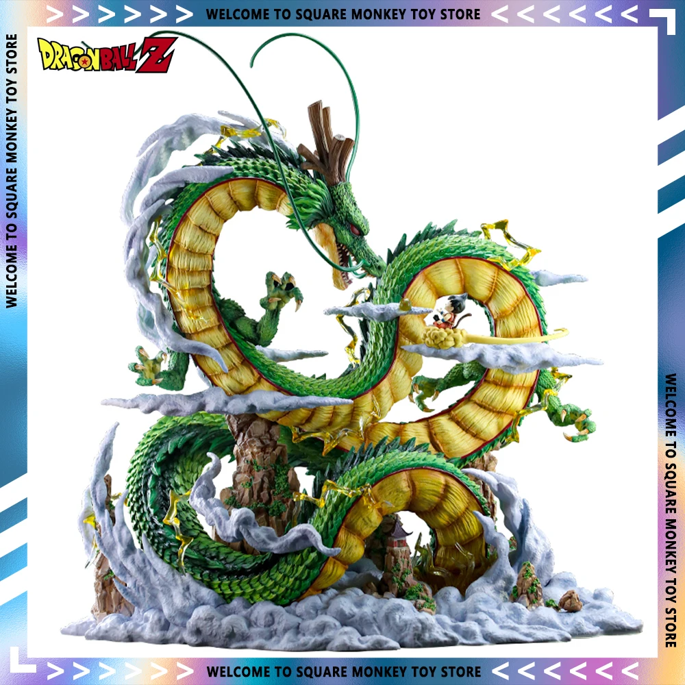 

43cm Dragon Ball Z Figure Shenron And Son Goku Anime Figures Cool Figurine Pvc Statue Collectible Model Doll Ornament Toys Gifts