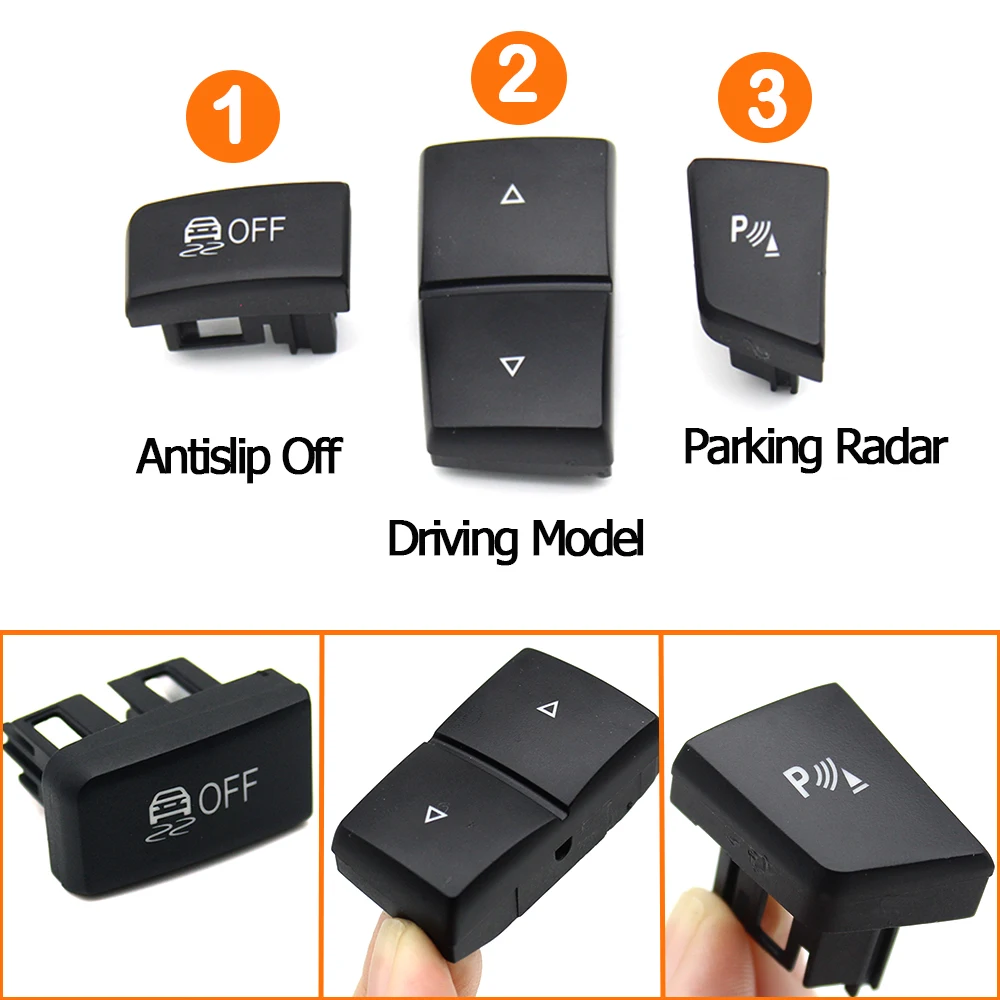 Car Parking Brake P Button Switch Cover Handbrake For BMW 5/6 Series / X3 / X4 F10 F11 F18 F06 F12 F13 F25 F26 2014-2017