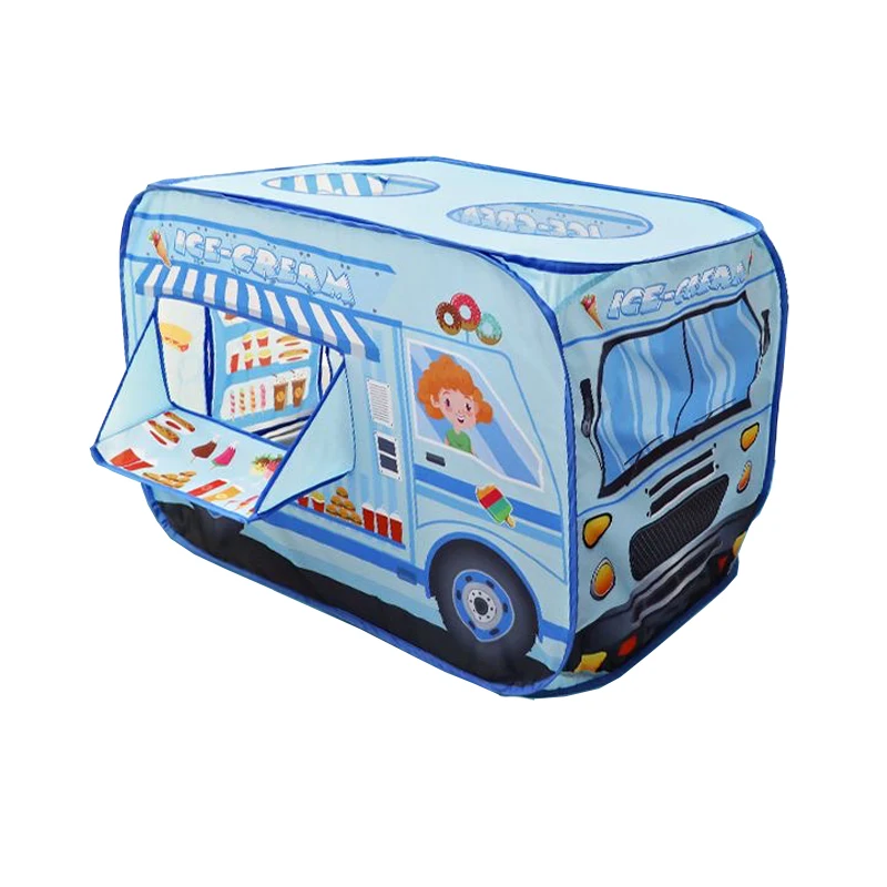 Natudeco Kids Play Game House Sorvete Caminhão Policial Ônibus Crianças  Tenda Dobrável Caminhão de Combate a Incêndio Crianças Canopy para jogos  internos, 28,3 x 28,3 x 44,1 pol(pink) : : Brinquedos e