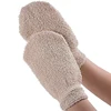 1Pc Exfoliating Hemp Bath Glove Mitten Scrubber Natural Bamboo Fiber Remove Dead Skin Deep Clean Double-Sided Bath Gloves 2