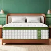 Queen Mattress for Side Sleepers & Couples,14 Inch Cooling Gel Hybrid Bed Extra Lumbar & Shoulder Support CertiPUR-US 1