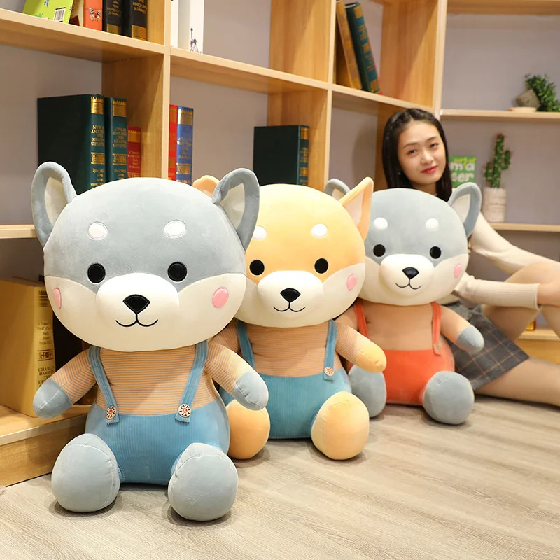 Одна плюшевая игрушка Kawaii Shiba dog 50 / 60 см милая корги Детская для украшения дома