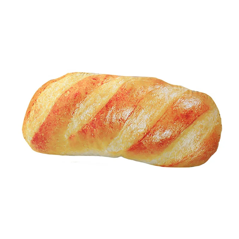 Long French Baguette Food Pillow Plush Stuffed Caramel Cream Butter Twist Bread Plushie Bolster Sleeping Companion Men Gift 6
