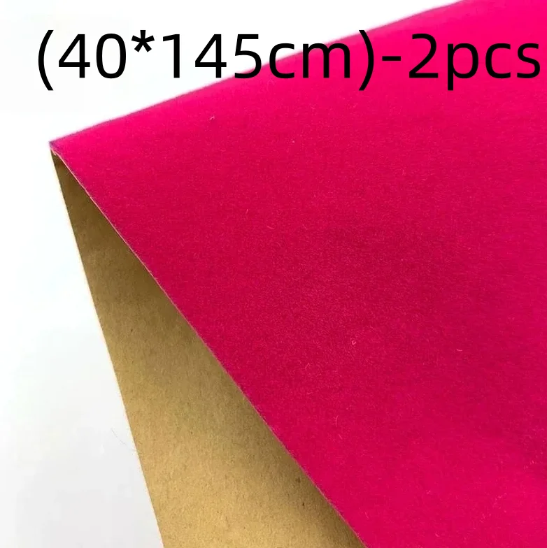 Velvet Flock Self-Adhesive Liner for Jewelry Drawer - Colorful DIY Fabric Sticker