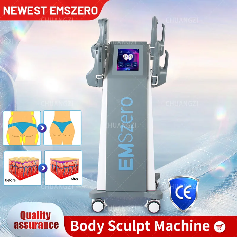

14 Tesla EMSzero EMS Neo Sculpt Machine 6500W Hiemt RF Body Sculpting Slimming Muscle Electromagnetic Stimulation Salon 200HZ