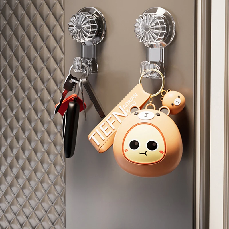 2PCS New Suction Cup Hooks Strong Wall Sucker Vacuum Non-punching Traceless Hooks High Quality Kitchen Bathroom Wall Hook