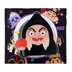 Korean Witch Cartoon Design Magnetic Wireless Charging Case with Foldable Ring Holder and Griptok (Bracket 4)