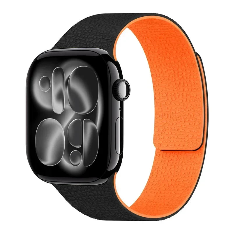 ตัวเลือกสินค้า สายรัดข้อมือซิลิโคนยืดหยุ่นสำหรับ Apple Watch ทุกรุ่น
