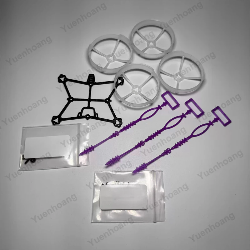 Châssis en fibre de carbone 1.5mm pour BetaFPV Air75, détail des trous de montage.