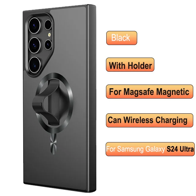 Grippopso Magnetic Shockproof Phone Holder Case with Grip - 3 in 1 Protective Cover