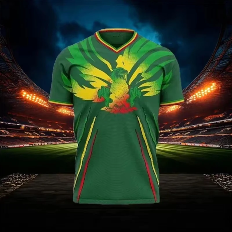 2024 New Mali European Football Jersey 3D Printed Men's T-shirt