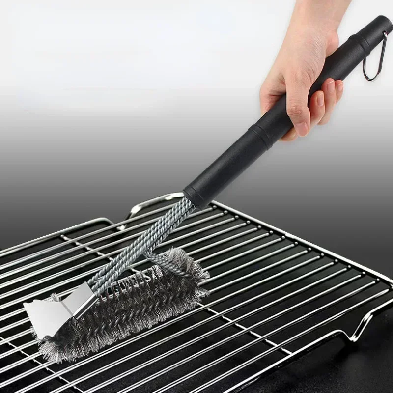 Kitchen Accessories Barbecue Grill Cleaning Brush BBQ Special Cleaning Wire Tool Non-stick Grilling Barbecue Brushes 1PCS barbecue cleaning tools,grill brush,cleaning brushes