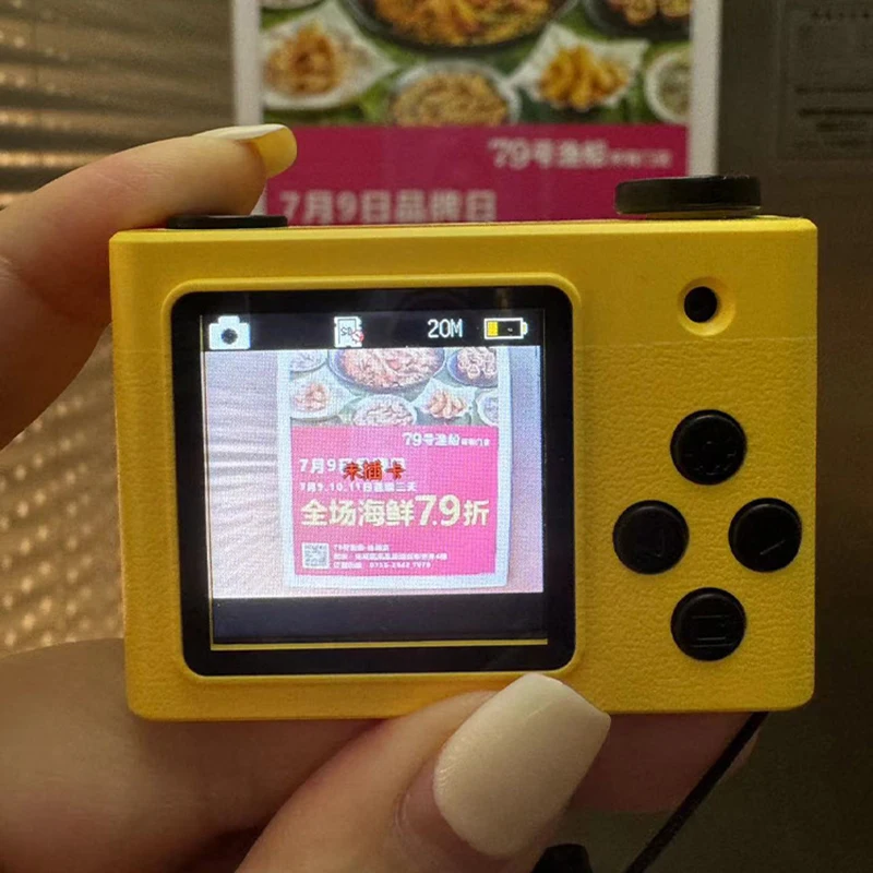 Mini Digital Camera Paper Shoot Camera Children Toys Girl Compact Cameras Photographs Photography Audio and Video Card New Year