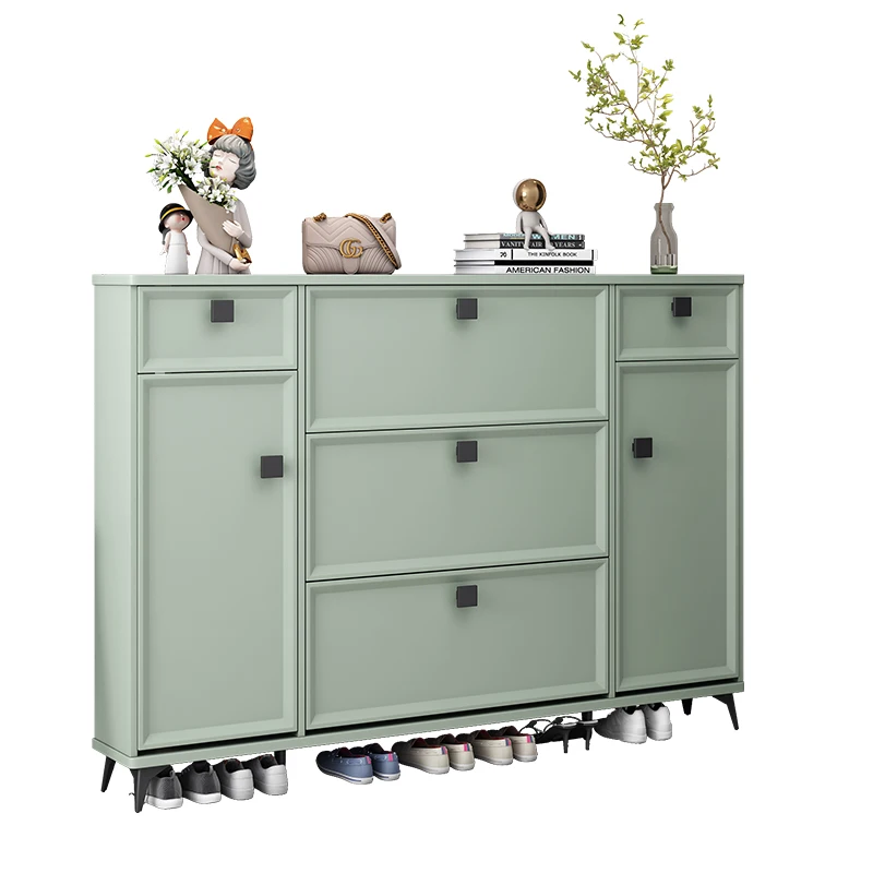 

Xl Tilting Shoe Cabinet Doorway Large Capacity Entrance Cabinet Storage Shoe Rack