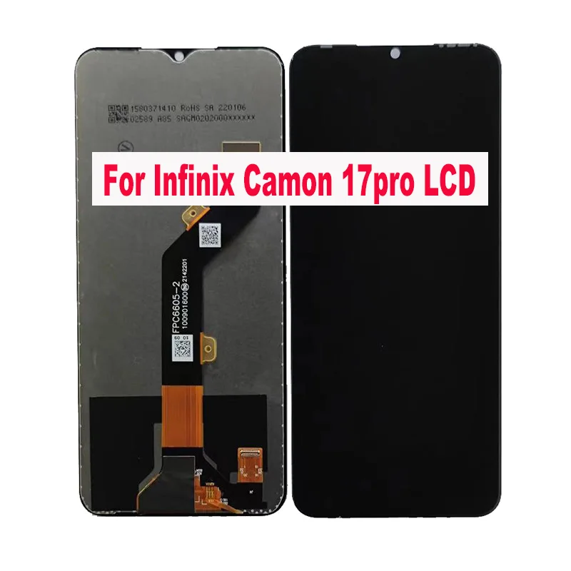 

Оригинальный ЖК-дисплей для Infinix Camon 17pro, ЖК-дисплей с сенсорным цифровым преобразователем в сборе для Infinix Camon 17pro, ЖК-дисплей без рамки