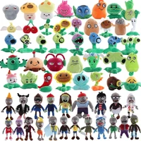 Plantes vs Zombies 2 personnages de jeu vidéo jouets en peluche plantes PVZ paysan tournesol Anime poupées en peluche cadeaux pour les enfants 1