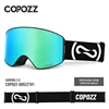 COPOZZ Magnetic Professional Ski Goggles UV400 Protection Anti-Fog Ski Glasses For Men Women Quick-Change Lens Snowboard Goggles 2