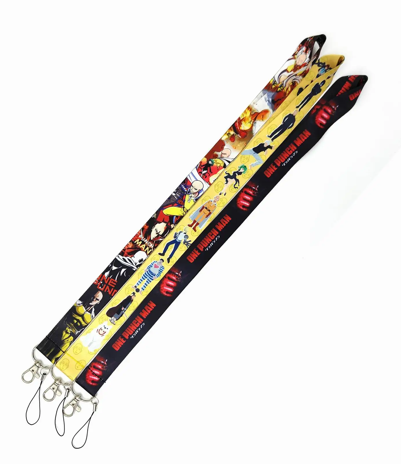 Disney One Punch Man Keychain Pass ID Card Badge Holder Mobile Phone