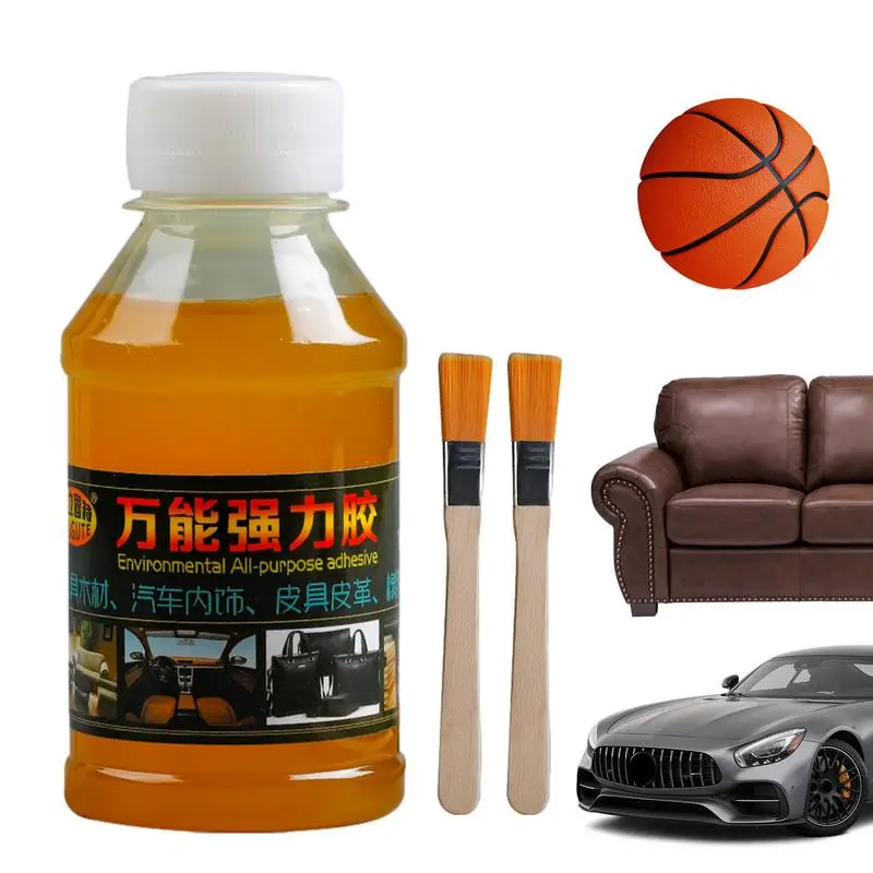 

Leather Repair Glue 100ml Leather Repair Adhesive Liquid Fabric Glue Strong Adhesion Fabric Bonding Glue Car Inside Roof Cloth