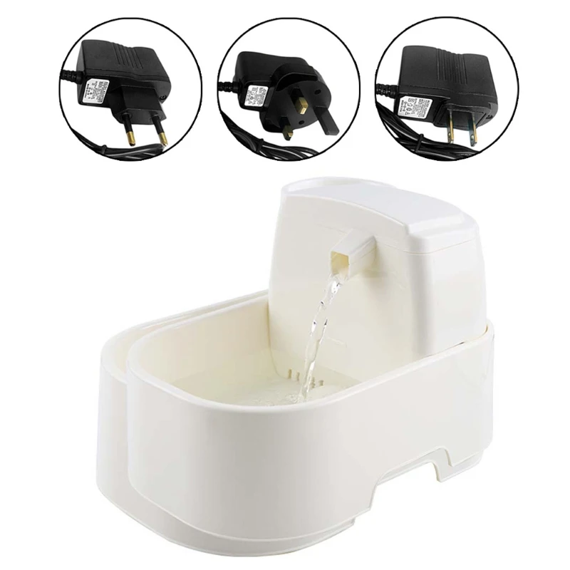 

Automatic Circulating Waterfall 1.6L for Cat Water Drinking Fountain Intelligence Induction Dog Water Dispenser Super Qu