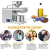 Cold/Hot Oil Expeller for Commercial Home Use Stainless Steel Electric Oil Press for Nuts Walnut Linseed Almond Rapeseed Sesame 4