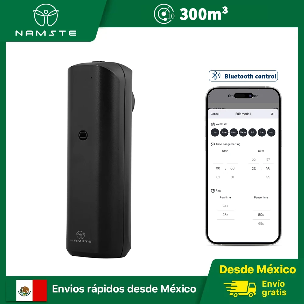 Fragrance Diffuser Coverage 300m³ Plug In Wall Waterless Essential Oil Diffuser Home Fragrance Smart Bluetooth Scent Air Machine 2