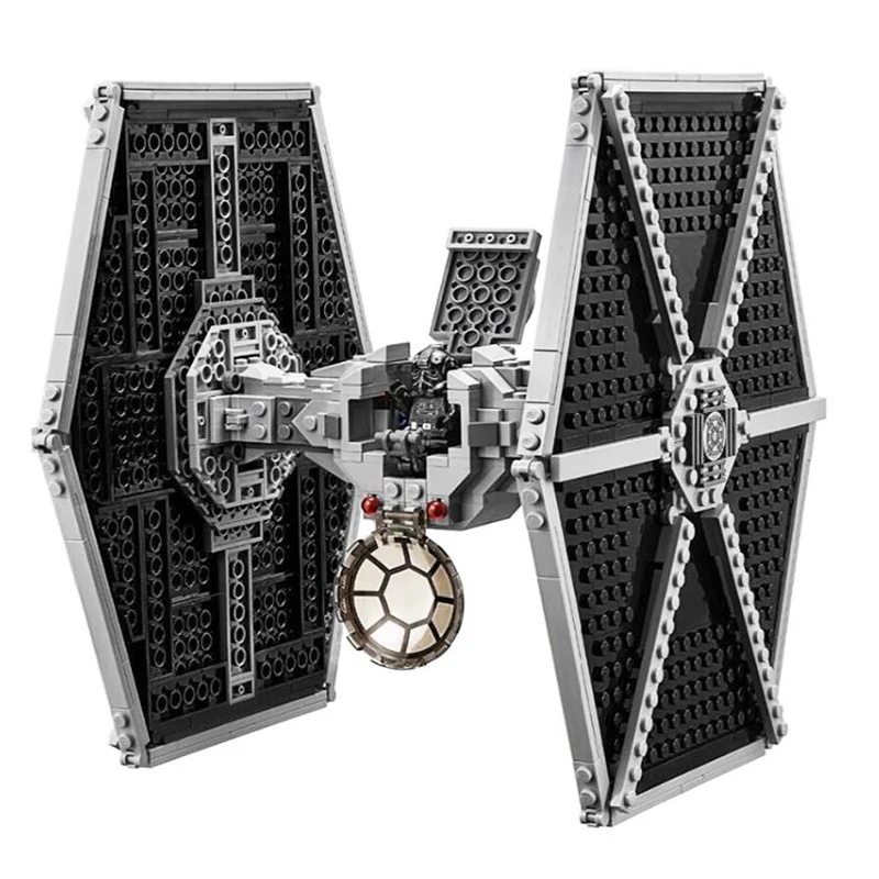 В наличии 10900 Звездный Императорский истребитель строительные блоки знаковая