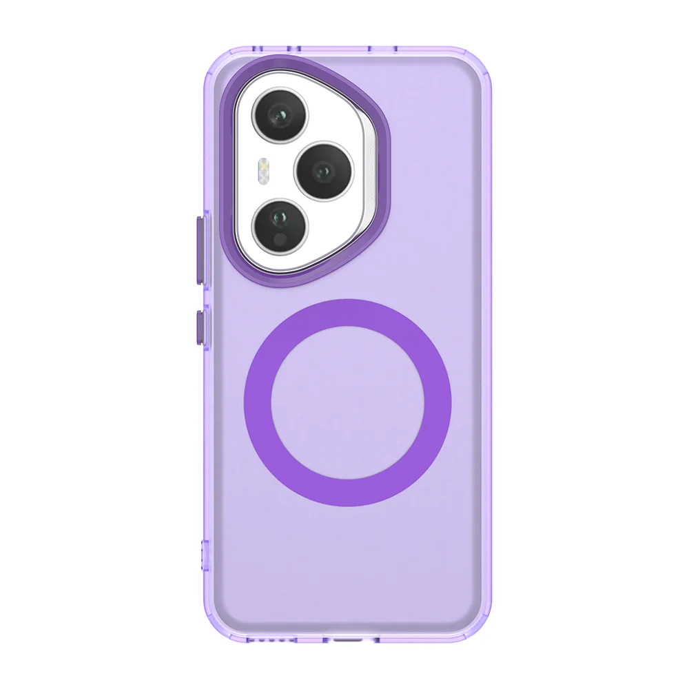 Luxury Armor Shockproof Magnetic Wireless Charging Matte PC Case