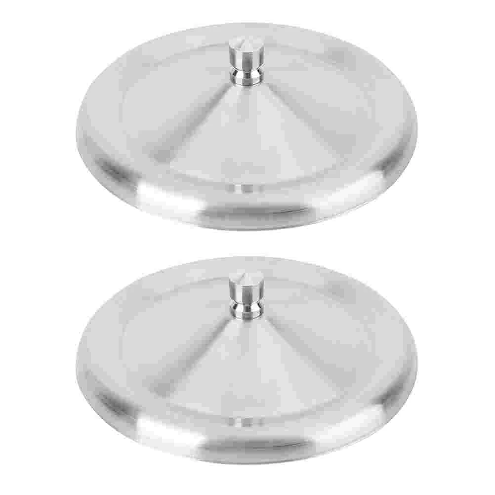 

8/8.5/12.3cm Stainless Steel Cup Lids Leakproof Mug Cover Durable Drink Cup Sealed Lids Kitchen Drinkware