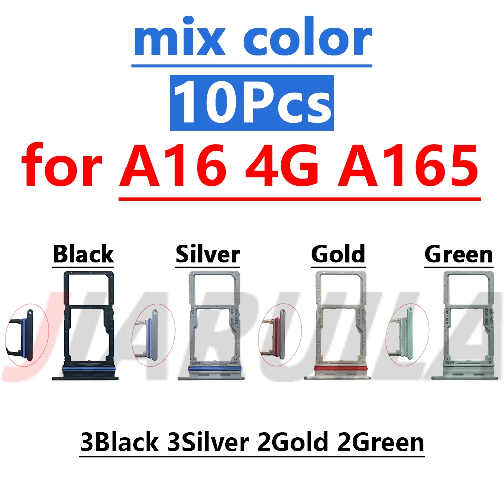 10-Pack Dual SIM Card Holder Adapter Tray