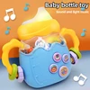 Baby Bottle Toy Education Early Education Music Rattle Can Bite Gums 2