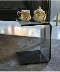 New Home Acrylic Stool Complete Household Glass Shoe Changing Stool Transparent Ins Light Luxury Plastic Makeup Stool