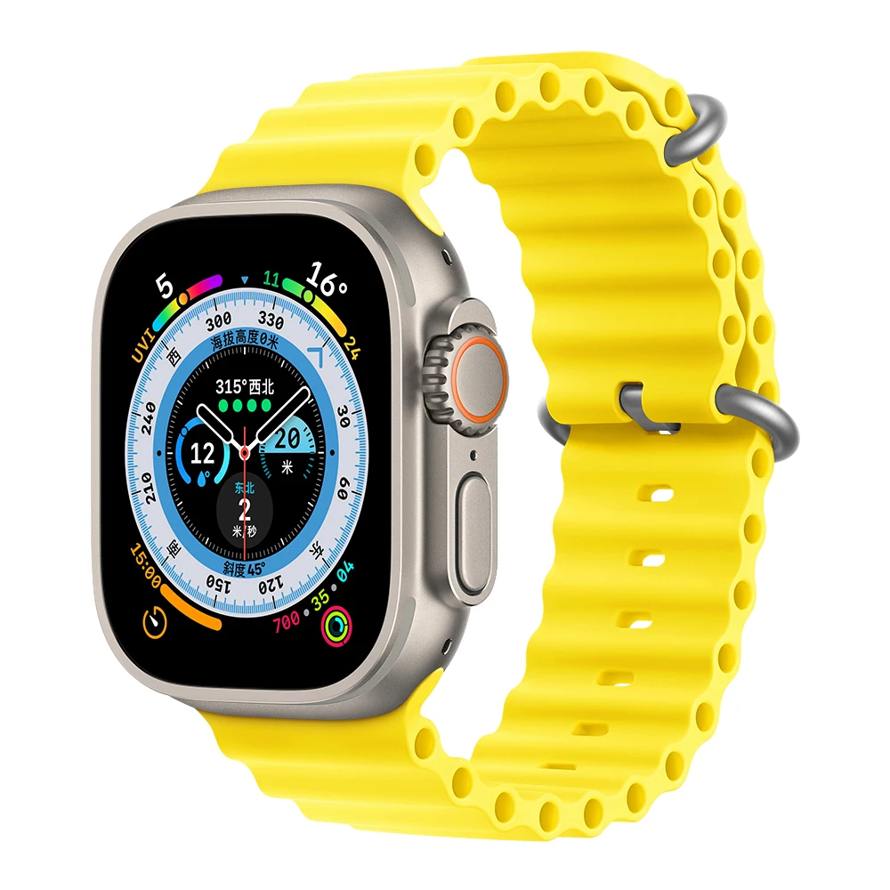 Silicone Watch Band Apple original for ultra series 10 SE 42mm 44mm 45mm 46mm 49mm Bracelet