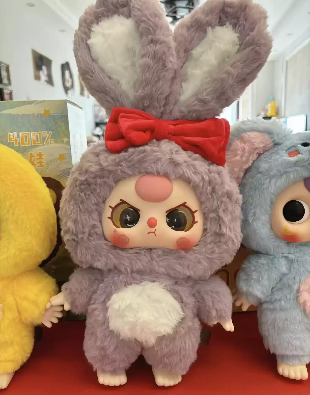【青オイル】babythree 初代400%サイズ ピンクうさぎ babythree 初代400％ うさぎ ぞう オイル目キラ目｜Yahoo!フリマ