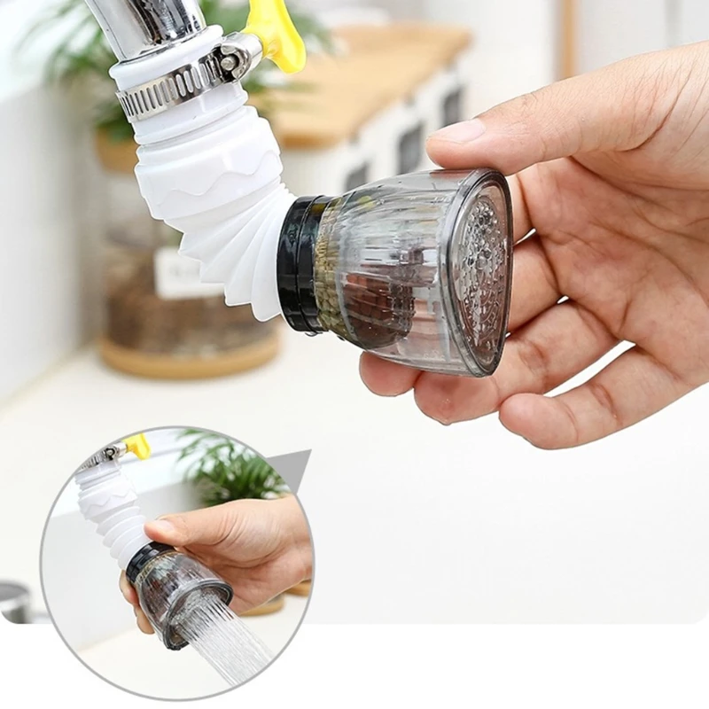 Removable Faucet Filter Water Tap Extension Anti-Splash Filter Retractable Faucet Adapter Universal Kitchen Accessories