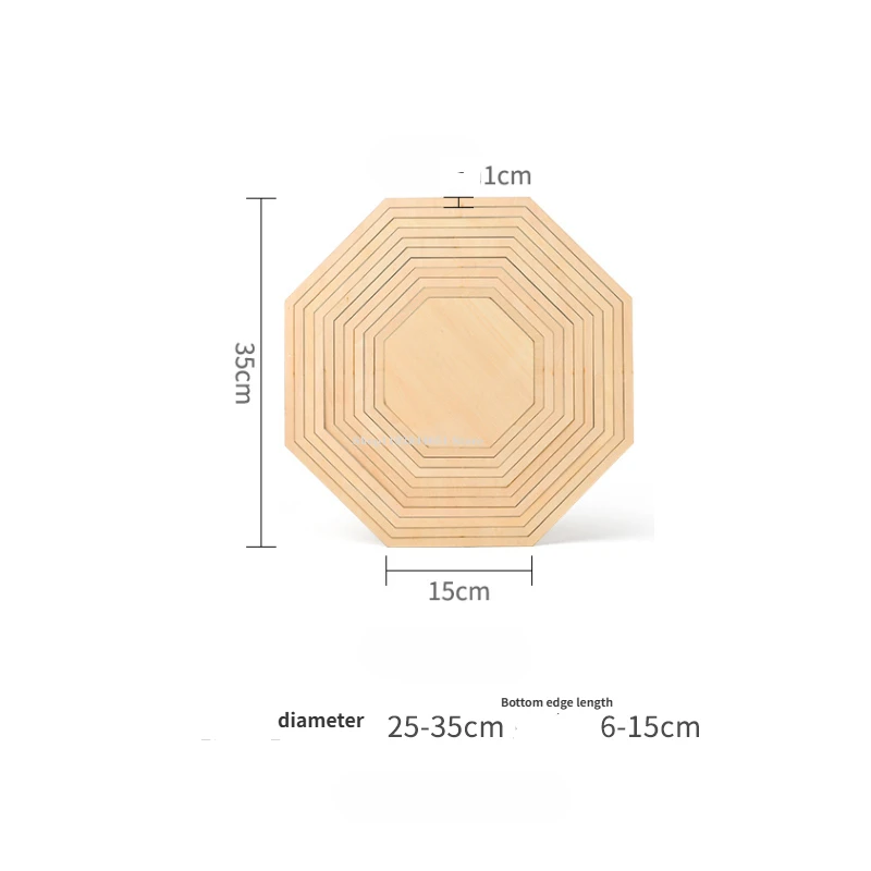 Description Picture 5 of item6/7/8/10pcs Set Polygonal Clay Plate Molding Mold Pottery Tools DIY Ceramic Clay Cutting Modeling Making Bowl Plate Model Tools