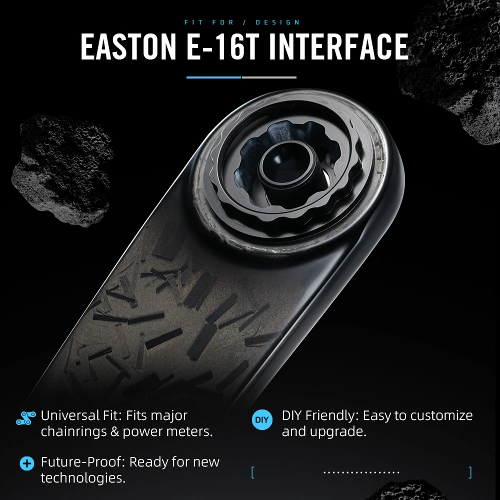 LEXON ロードフルカーボンクランク 超軽量325g 24mmチタンスピンドル