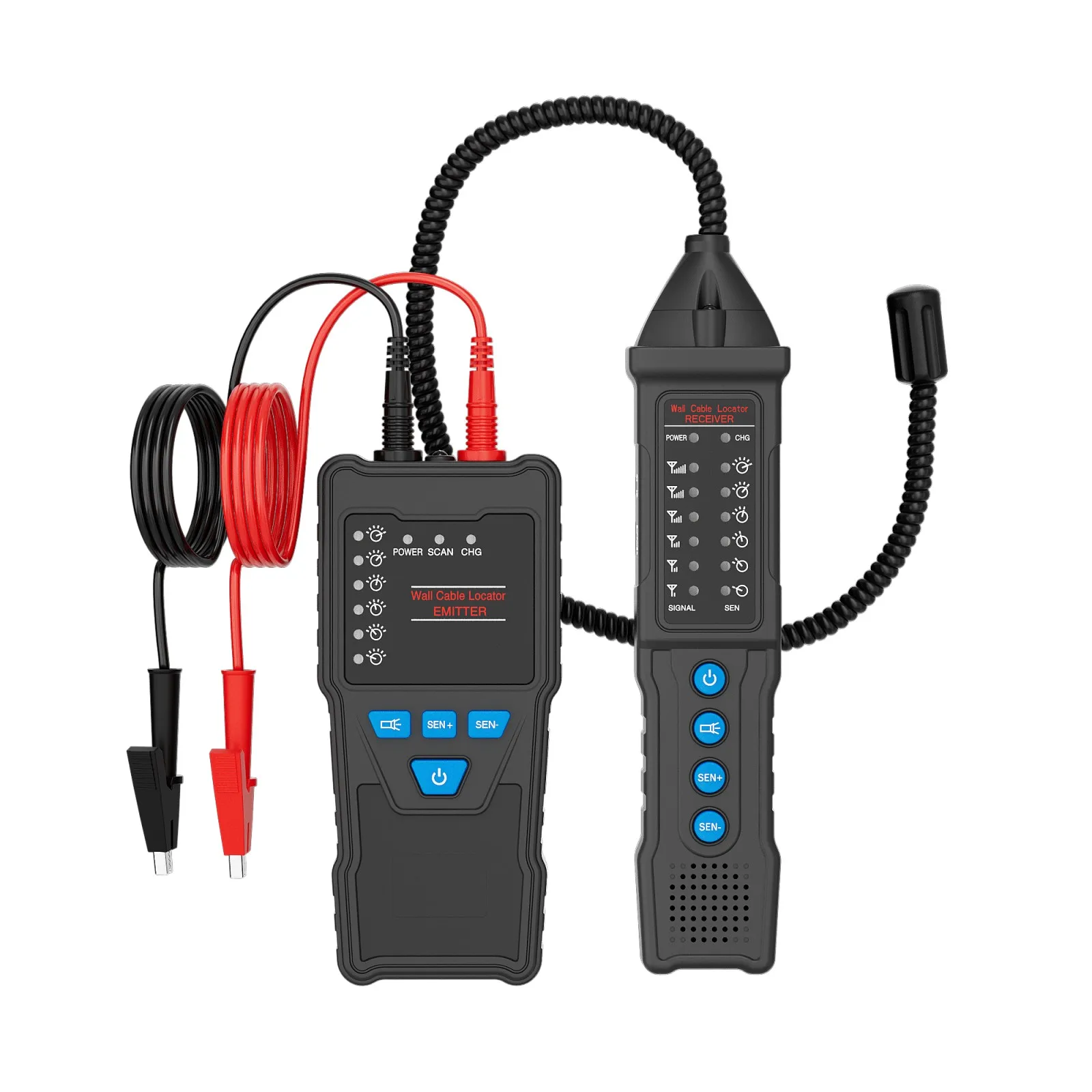Underground Cable Tracker High& Low Voltage Wire Tracker Anti-Interference Cable Locator Network Line Finder wire locator