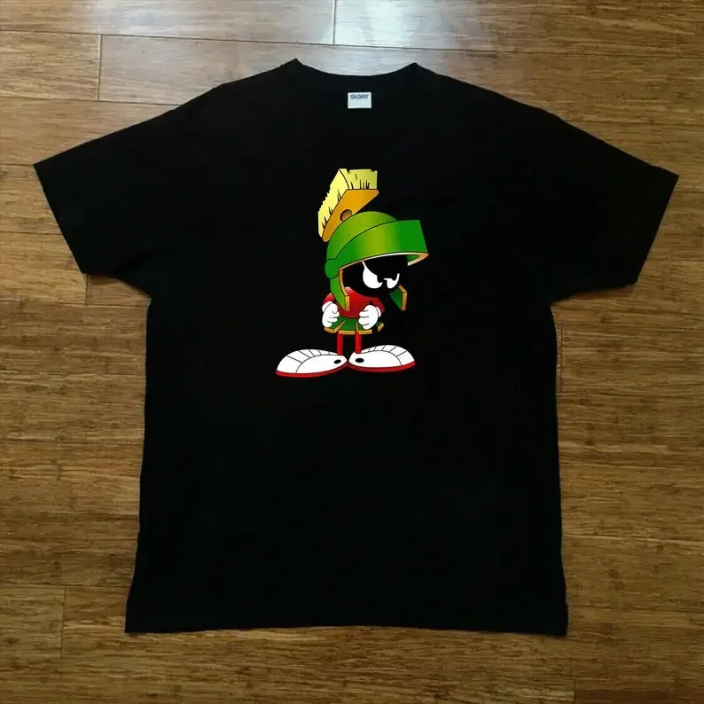 

Черная футболка Marvin The Martian, майка, свитшот, толстовки унисекс, размер S- 4XL, для взрослых, высокое качество, лучший подарок
