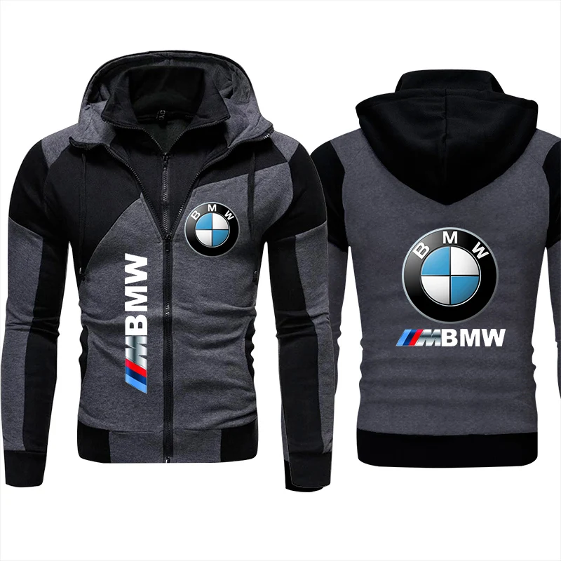 Sweat à capuche de moto imprimé logo BMW pour hommes, pull à fermeture  éclair, sweat-shirt sportif, veste de motard, vêtements, nouveau, 2023 -  AliExpress