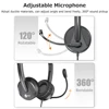 Lenovo Lecoo HT106 3.5mm Wired Head-mounted Headset with Adjustable Microphone for Voice Call Web Conference Online Teaching 4