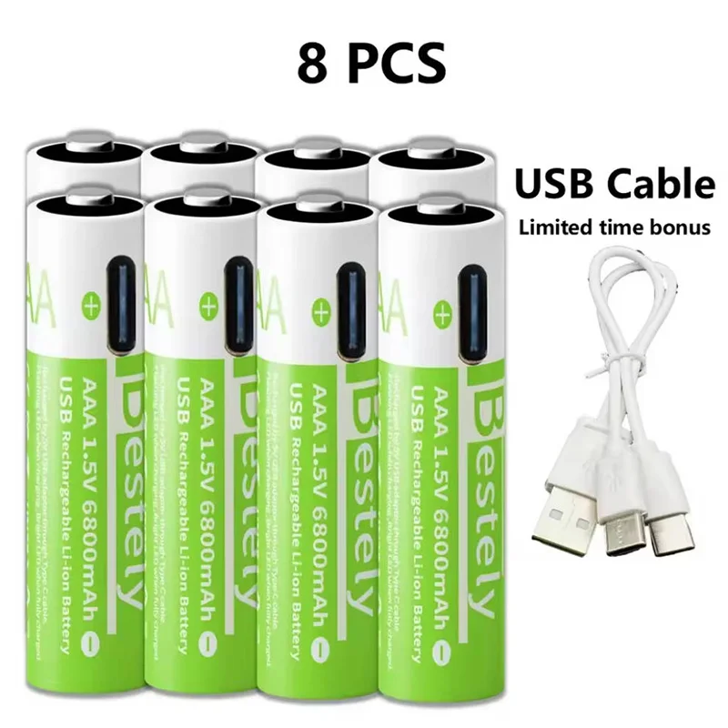 8 PCS Batteries