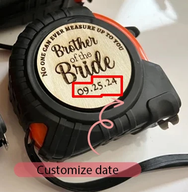 Personalize brother of the bride Father of the groom tape measure Wedding engagement bachelorette bachelor party keepsake gift 3 S3fa0e3e92e3746a5ac53125edb57efa92