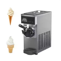 Machine à crème glacée portable commerciale 450W, flexible pour de multiples scénarios, machine à crème glacée molle 2