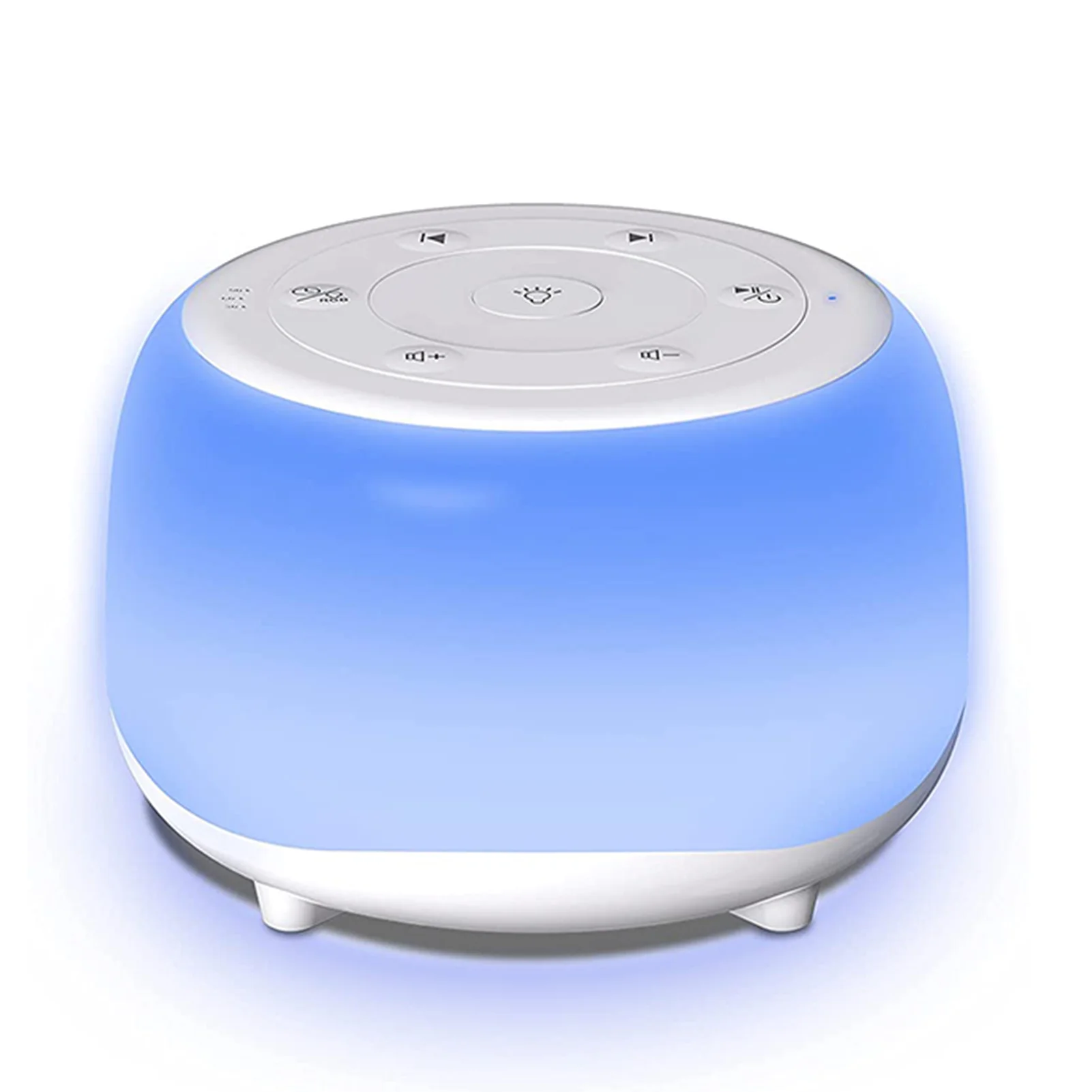White Noise Machine Sleep Sound Machine with 10 Soothing Sounds Timer Memory Feature Rechargeable&Portable Sleep Therapy Machine for Baby,Kids,Adult,Home,Travel 