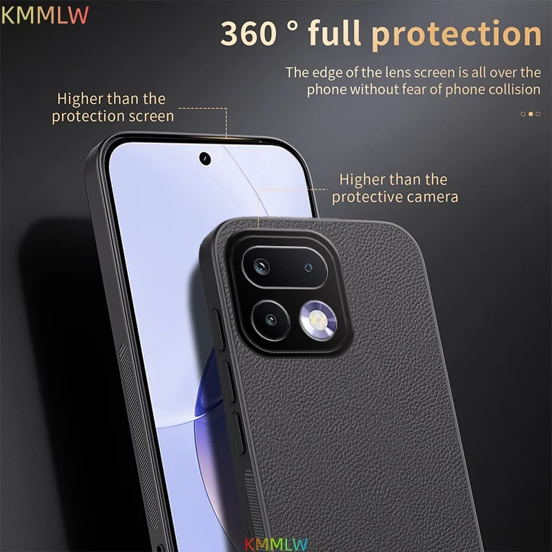Business Leather Magnetic Anti-Drop Shockproof Case Cover